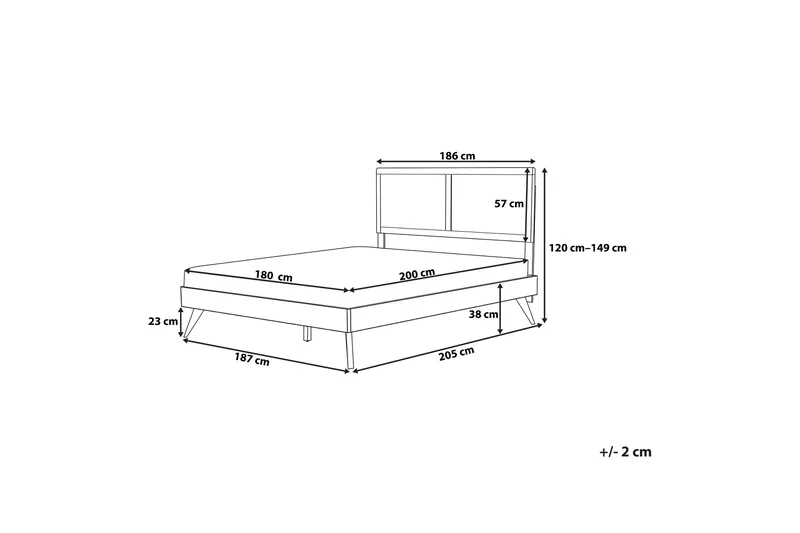 Ravene Sängram 180x200 - Trä/Natur - Möbler - Säng - Sängram & sängstomme