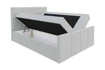 Ripon Sängram med Förvaring 140x200 cm i Tyg med Fasthetsgrad Medium - Grön - Möbler - Säng - Sängram & sängstomme