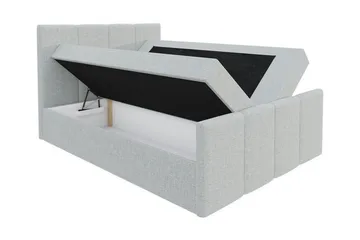 Ripon Sängram med Förvaring 180x200 cm i Konstläder - Vit - Möbler - Säng - Sängram & sängstomme