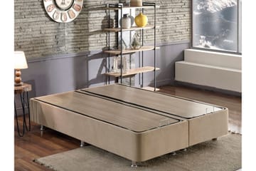 Ryntham Sängram Dubbel 160x200 - Ljusbrun - Möbler - Säng - Sängram & sängstomme