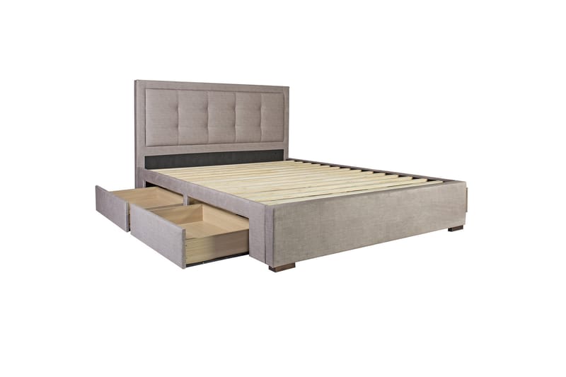 Säng Duke Med 4 Lådor 160x200 cm Utan Madrass - Möbler - Säng - Sängram & sängstomme