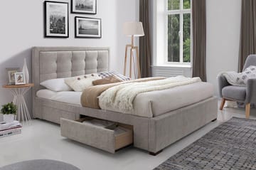 Säng Duke Med 4 Lådor 160x200 cm Utan Madrass - Möbler - Säng - Sängram & sängstomme