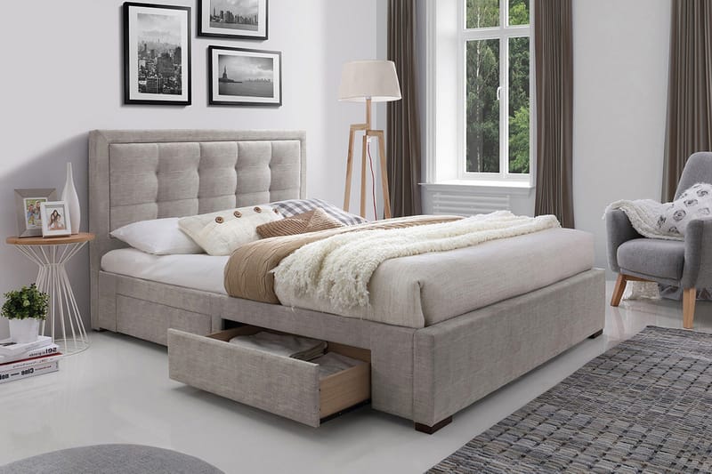 Säng Duke Med 4 Lådor 160x200 cm Utan Madrass - Möbler - Säng - Sängram & sängstomme