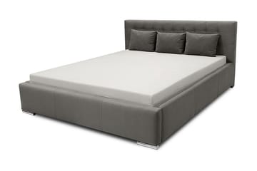 Säng Girton med Förvaring 180x200 - Grå - Möbler - Säng - Sängram & sängstomme