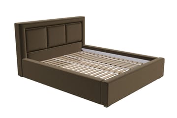 Säng Havberg 200x200 cm Metallram - Mörkgrå - Möbler - Säng - Sängram & sängstomme