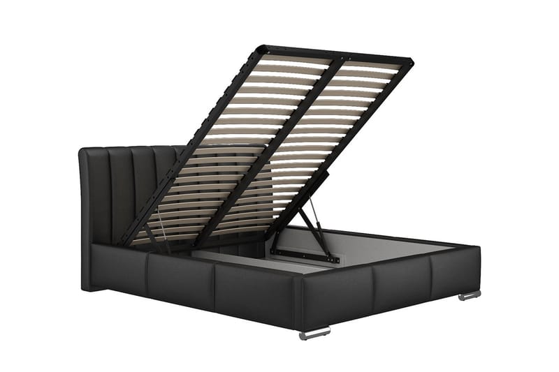 Säng Milano med Förvaring 180x200 - Grå - Möbler - Säng - Sängram & sängstomme