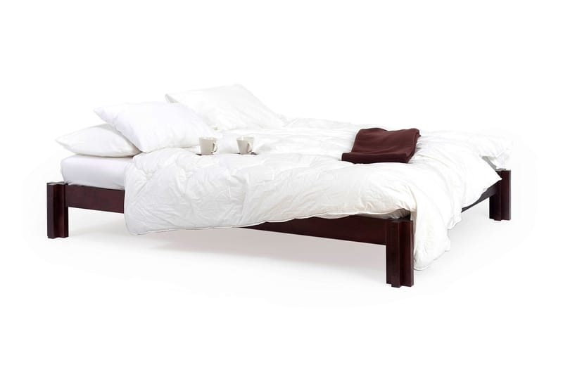 Säng Mori 160 cm Wenge - Kiteen Huonekalut - Möbler - Säng - Sängram & sängstomme