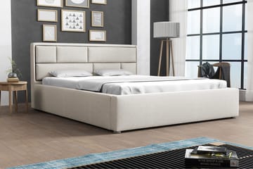 Säng Ramby 120x200 cm Metallram - Vit - Möbler - Säng - Sängram & sängstomme