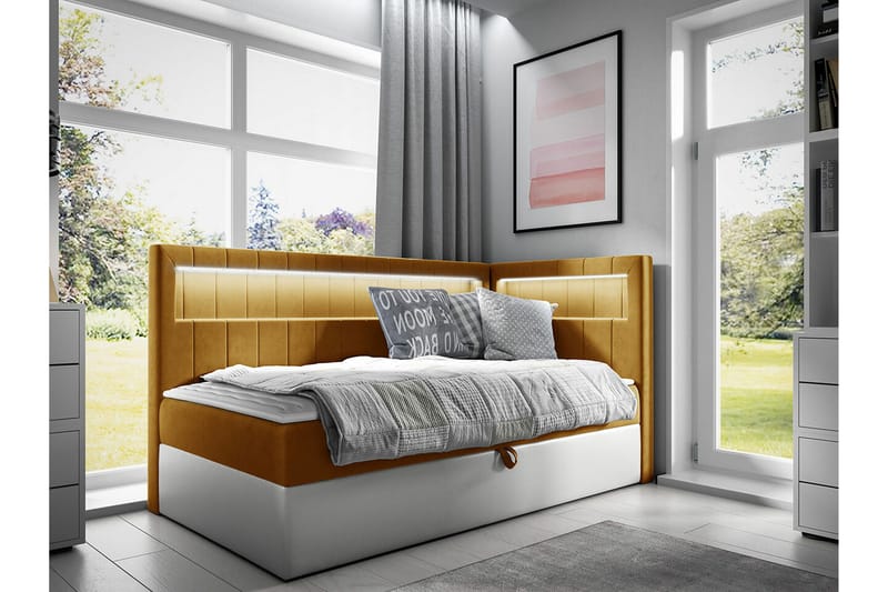 Sängram Boisdale 100x200 cm - Möbler - Säng - Sängram & sängstomme