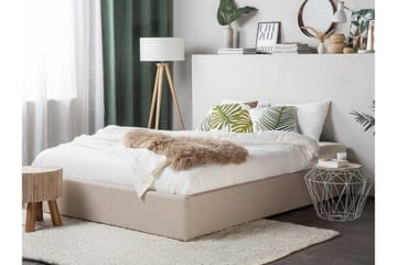 Sängram Dinan 140x200 cm - Beige - Möbler - Säng - Sängram & sängstomme