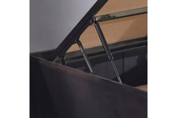 Sängram Huanal Dubbel 160x200 - Svart - Möbler - Säng - Sängram & sängstomme