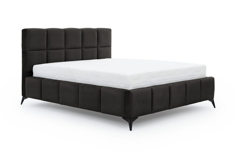 Sängram Kanika med Förvaring 140x200 cm - Mörkgrå - Möbler - Säng - Sängram & sängstomme