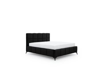 Sängram Kanika med Förvaring 140x200 cm - Svart - Möbler - Säng - Sängram & sängstomme