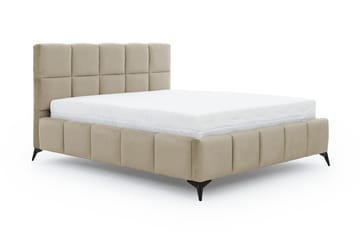 Sängram Kanika med Förvaring 180x200 cm - Beige - Möbler - Säng - Sängram & sängstomme