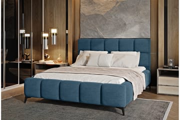 Sängram Kanika med Förvaring 180x200 cm - Blå - Möbler - Säng - Sängram & sängstomme