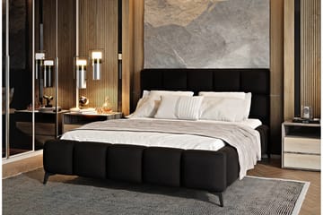 Sängram Kanika med Förvaring 180x200 cm - Brun - Möbler - Säng - Sängram & sängstomme