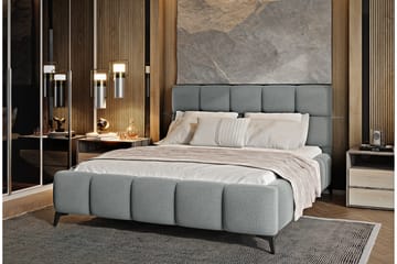 Sängram Kanika med Förvaring 180x200 cm - Mörkgrå - Möbler - Säng - Sängram & sängstomme