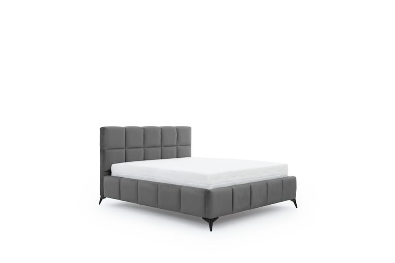 Sängram Kanika med Förvaring 180x200 cm - Mörkgrå - Möbler - Säng - Sängram & sängstomme