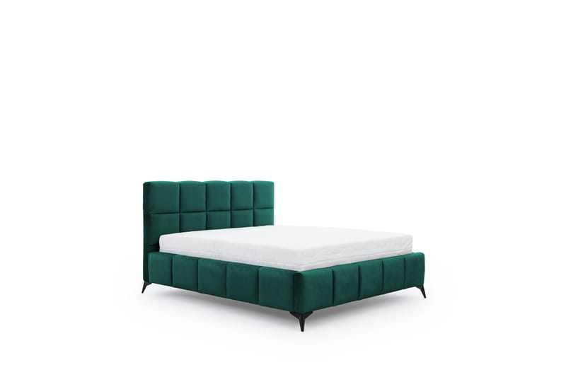 Sängram Kanika med Förvaring 180x200 cm - Turkos - Möbler - Säng - Sängram & sängstomme