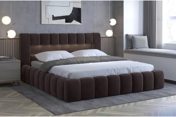 Sängram Lacolle 180x200 cm - Brun - Möbler - Säng - Sängram & sängstomme
