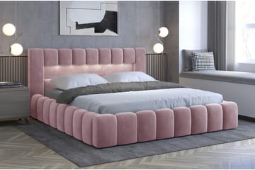 Sängram Lacolle 180x200 cm - Rosa - Möbler - Säng - Sängram & sängstomme