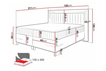 Sängram Lillsel 120x200 cm - Möbler - Säng - Sängram & sängstomme
