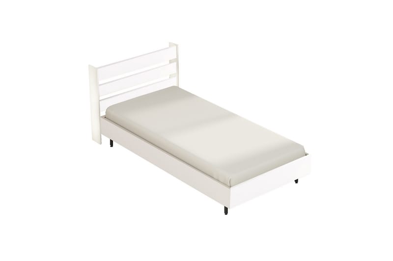 Sängram Liyakat 90x200 cm - Vit - Möbler - Säng - Sängram & sängstomme
