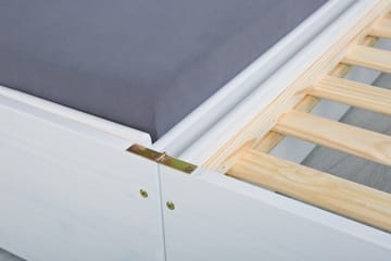 Sängram Lotar 90x200 - Vit - Möbler - Säng - Sängram & sängstomme