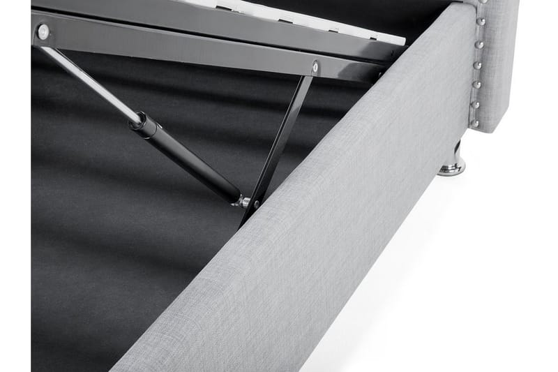 Sängram Metz 90x200 cm - Grå - Möbler - Säng - Sängram & sängstomme