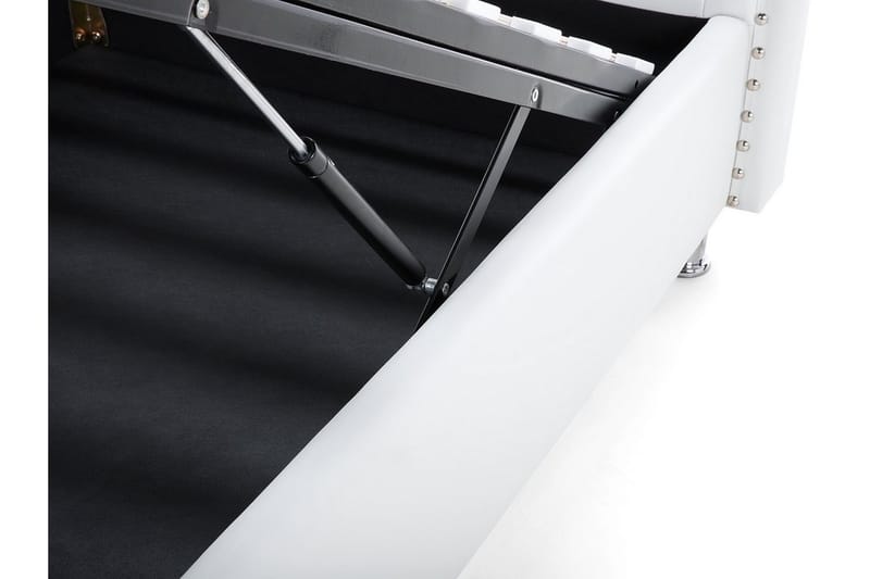 Sängram Metz 90x200 cm - Vit - Möbler - Säng - Sängram & sängstomme