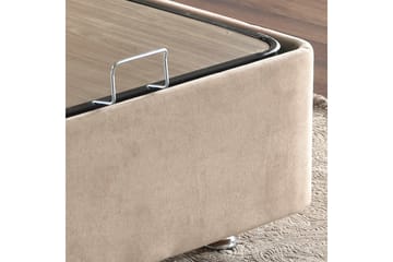 Sängram Misopa 100x200 cm - Ljusbrun - Möbler - Säng - Sängram & sängstomme