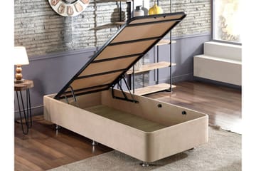 Sängram Misopa 100x200 cm - Ljusbrun - Möbler - Säng - Sängram & sängstomme