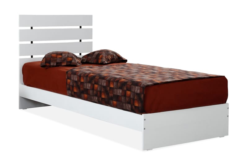Sängram Montek 90x200 cm - Vit - Möbler - Säng - Sängram & sängstomme