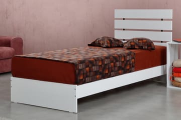 Sängram Montek 90x200 cm - Vit - Möbler - Säng - Sängram & sängstomme