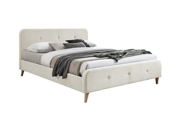 Sängram Montrase 140x200 cm - Cream - Möbler - Säng - Sängram & sängstomme