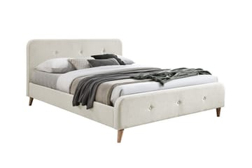 Sängram Montrase 160x200 cm - Cream - Möbler - Säng - Sängram & sängstomme
