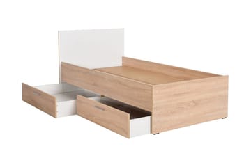 Sängram Natur/Vit - Natur/Vit - Möbler - Säng - Sängram & sängstomme