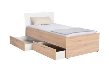 Sängram Natur/Vit - Natur/Vit - Möbler - Säng - Sängram & sängstomme