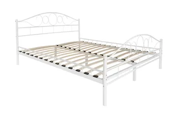 Sängram NOREMI 120x200 - Vit - Möbler - Säng - Sängram & sängstomme