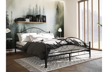 Sängram NOREMI 160x200 - Svart - Möbler - Säng - Sängram & sängstomme