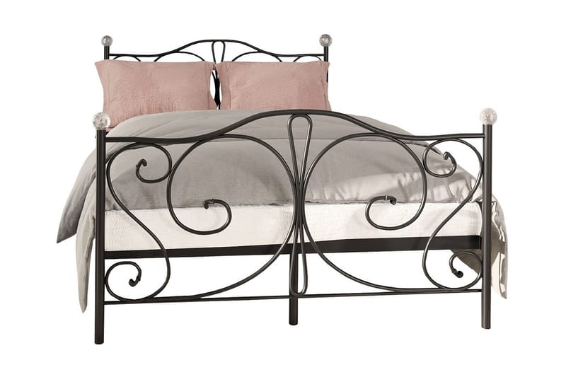 Sängram ROLEMI 140x200, Svart