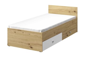 Sängram Staton 94x204 cm - Natur/Vit - Möbler - Säng - Sängram & sängstomme