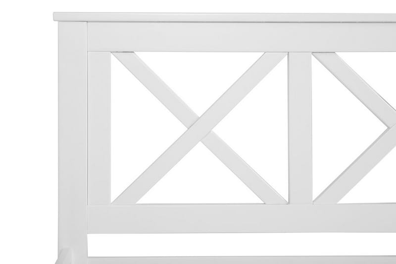 Sängram Tannay 160x200 cm - Vit - Möbler - Säng - Sängram & sängstomme