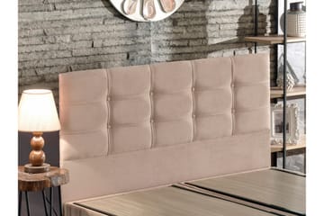 Sängram Tizapan med Sänggavel 150x200 cm - Ljusbrun - Möbler - Säng - Sängram & sängstomme