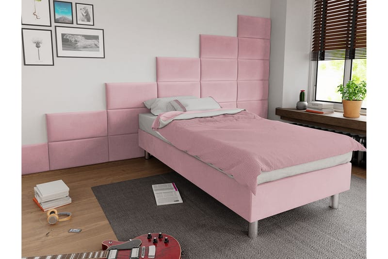 Sängstomme Forenza 120x200 cm - Rosa - Sängram & sängstomme