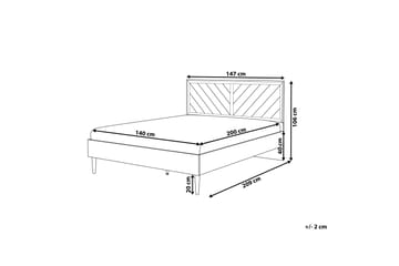 Saraly Sängram 140x200  Trä/Natur - Trä/Natur - Möbler - Säng - Sängram & sängstomme