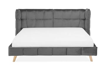 Senlis Dubbelsäng 160 200 cm Grå  Grå - Grå - Möbler - Säng - Sängram & sängstomme