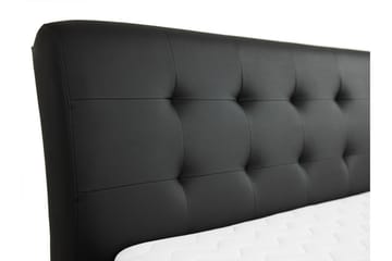 Stavanger Säng med Förvaring140x200 cm - Svart - Möbler - Säng - Sängram & sängstomme