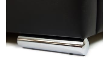 Stavanger Säng med Förvaring180x200 Svart - Svart - Möbler - Säng - Sängram & sängstomme