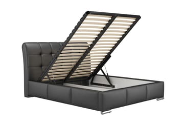 Stavanger Säng med Förvaring180x200 Vit - Vit - Möbler - Säng - Sängram & sängstomme